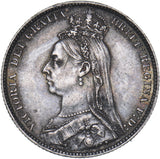 1891 Shilling - Victoria British Silver Coin - Nice