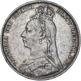 1892 Shilling - Victoria British Silver Coin