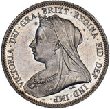 1893 Shilling - Victoria British Silver Coin - Superb