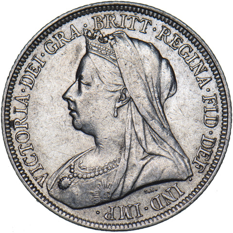 1895 Shilling - Victoria British Silver Coin - Nice