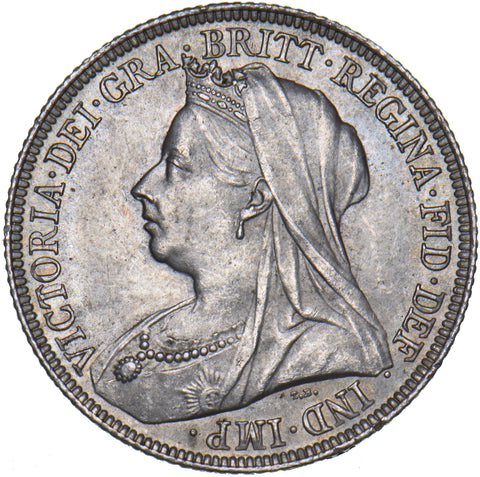 1896 Shilling - Victoria British Silver Coin - Superb