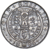 1896 Shilling - Victoria British Silver Coin - Superb