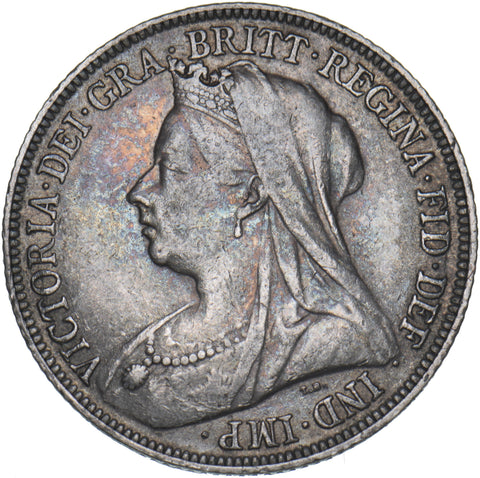 1897 Shilling - Victoria British Silver Coin - Nice