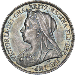 1897 Shilling - Victoria British Silver Coin - Superb