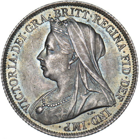 1897 Shilling - Victoria British Silver Coin - Superb