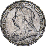 1897 Shilling - Victoria British Silver Coin - Very Nice