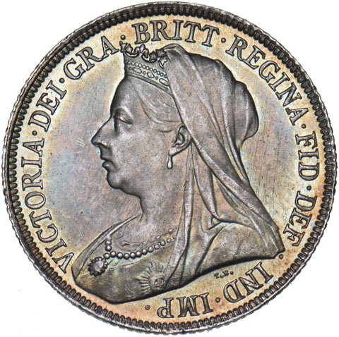 1897 Shilling - Victoria British Silver Coin - Superb