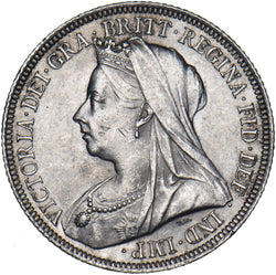 1899 Shilling - Victoria British Silver Coin - Very Nice