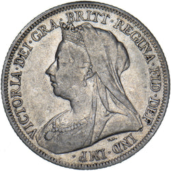 1899 Shilling - Victoria British Silver Coin