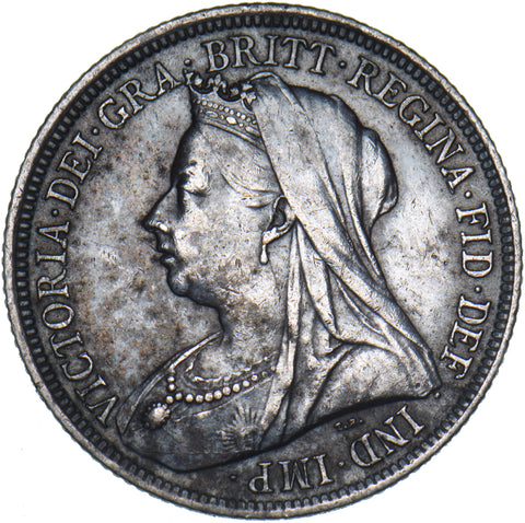 1899 Shilling - Victoria British Silver Coin