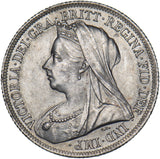 1901 Shilling - Victoria British Silver Coin - Superb