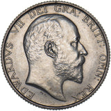 1902 Matt Proof Shilling - Edward VII British Silver Coin - Superb
