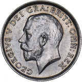 1914 Shilling - George V British Silver Coin - Superb