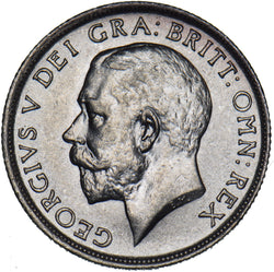 1917 Shilling - George V British Silver Coin - Very Nice