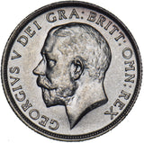 1917 Shilling - George V British Silver Coin - Very Nice