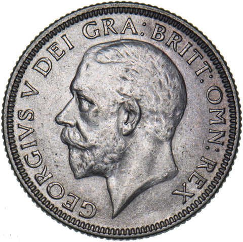 1932 Shilling - George V British Silver Coin - Very Nice