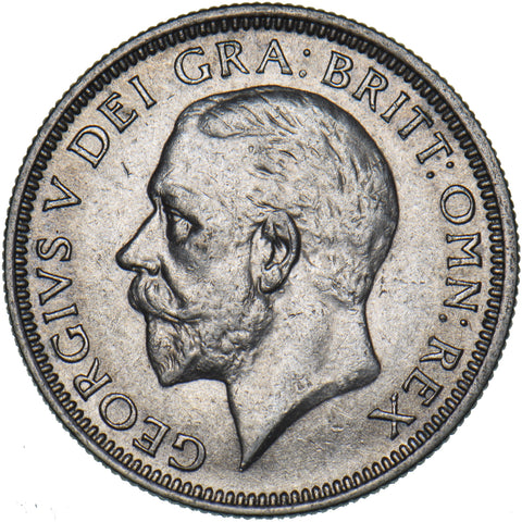 1936 Shilling - George V British Silver Coin - Very Nice