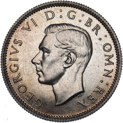 1937 Proof Scottish Shilling - George VI British Silver Coin - Superb