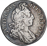 1697 Sixpence - William III British Silver Coin