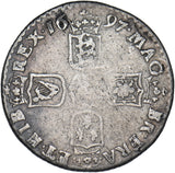 1697 Sixpence - William III British Silver Coin