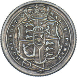 1816 Sixpence - George III British Silver Coin - Nice