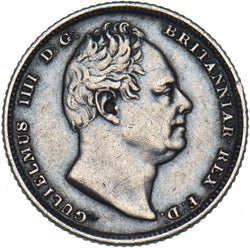 1831 Sixpence - William IV British Silver Coin - Nice