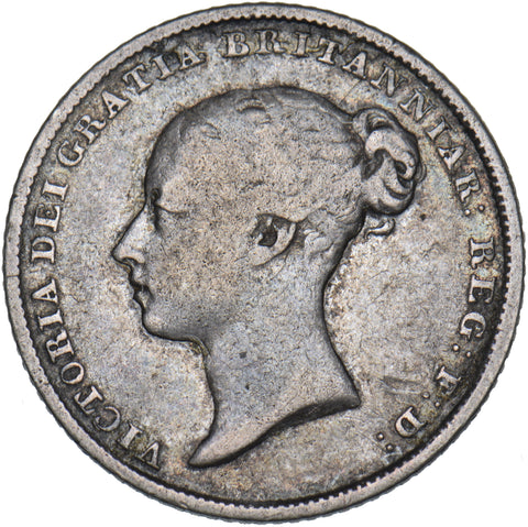 1838 Sixpence - Victoria British Silver Coin