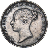 1842 Sixpence - Victoria British Silver Coin - Nice