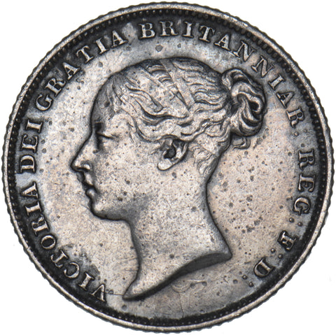 1842 Sixpence - Victoria British Silver Coin - Nice