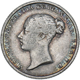 1844 Sixpence - Victoria British Silver Coin
