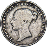 1859 Sixpence - Victoria British Silver Coin