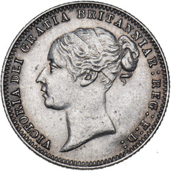 1879 Sixpence - Victoria British Silver Coin - Very Nice