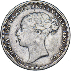 1880 Sixpence - Victoria British Silver Coin