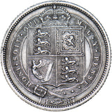 1887 Sixpence (R Over B?) - Victoria British Silver Coin - Nice