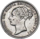 1887 Sixpence (Young Head ) - Victoria British Silver Coin