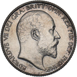 1902 Matt Proof Sixpence - Edward VII British Silver Coin - Superb