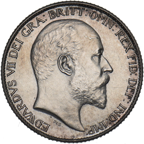 1902 Matt Proof Sixpence - Edward VII British Silver Coin - Superb
