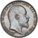 1902 Matt Proof Sixpence - Edward VII British Silver Coin - Superb