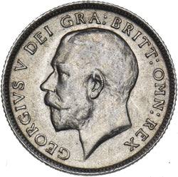 1919 Sixpence - George V British Silver Coin - Very Nice
