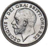 1926 Sixpence - George V British Silver Coin - Nice