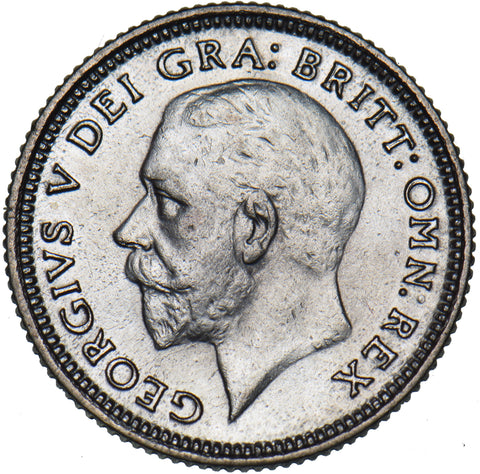 1926 Sixpence - George V British Silver Coin - Nice