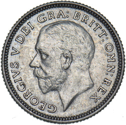 1926 Sixpence - George V British Silver Coin - Very Nice