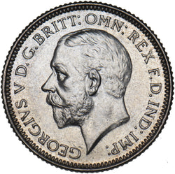 1927 Proof Sixpence - George V British Silver Coin - Superb