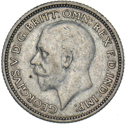 1927 Sixpence (Impaired Proof) - George V British Silver Coin