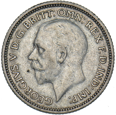 1927 Sixpence (Impaired Proof) - George V British Silver Coin