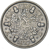 1927 Sixpence (Impaired Proof) - George V British Silver Coin