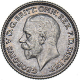 1929 Sixpence - George V British Silver Coin - Very Nice