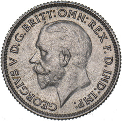 1930 Sixpence - George V British Silver Coin - Superb