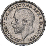 1930 Sixpence - George V British Silver Coin - Superb