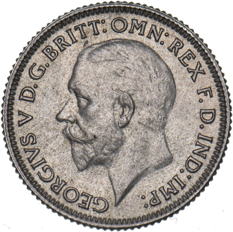 1930 Sixpence - George V British Silver Coin - Superb